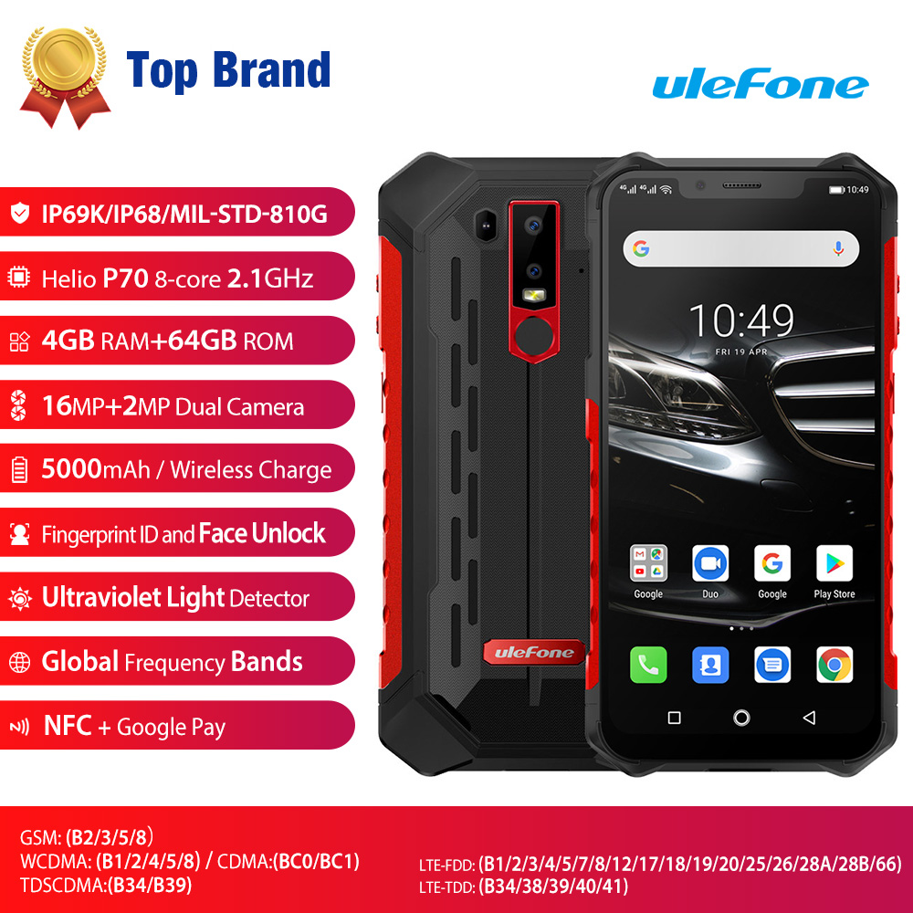[HCM]Điện thoại ulefone armor 6E (chống nướcchống va đậpchip Helio P70)