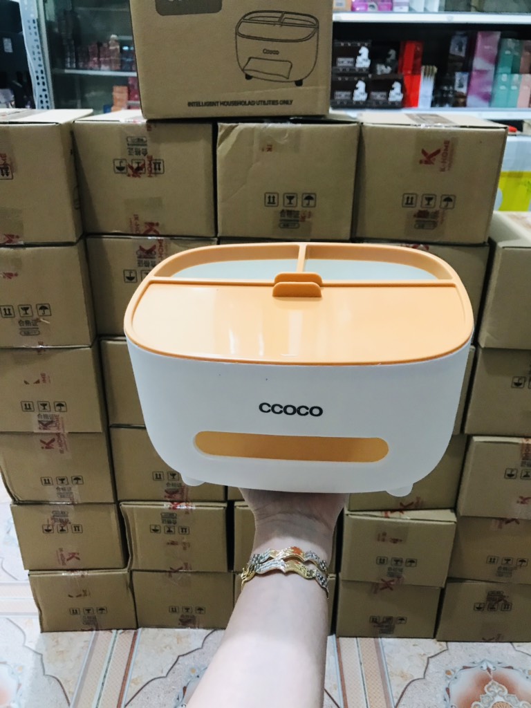 Hộp nhựa đựng giấy, để đồ, remod đa năng