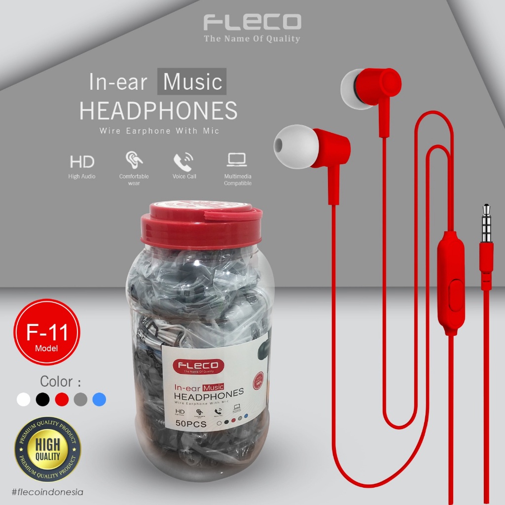 [ FL-11 ]- TOPLES earphone Headset toples 50 pc / Handsfree toples FL ...