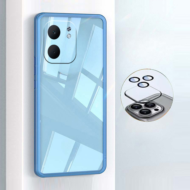 Phone cover OPPO A5X Back case Camera Protection Semi Transparent Soft Silicone Shockproof with Lens Protector Films For OPPO A5X Phone cases. 