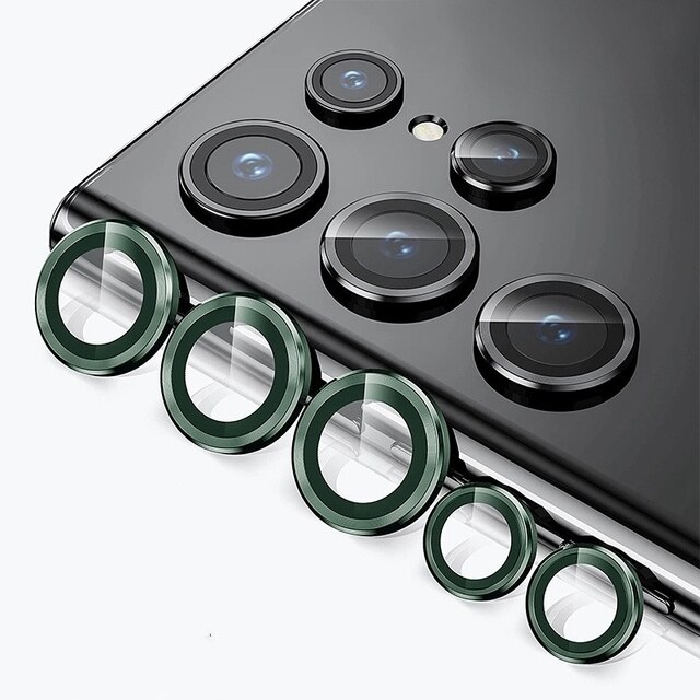 Camera Lens Protector for Samsung S23 Ultra Plus Full Cover Lens Glass Metal Ring for Galaxy S23ultra S23+ Protective Cap