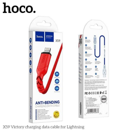 [BH 12 Tháng] Dây Cáp Sạc Nhanh Hoco X59 Lighning/TypeC/MicroUSB