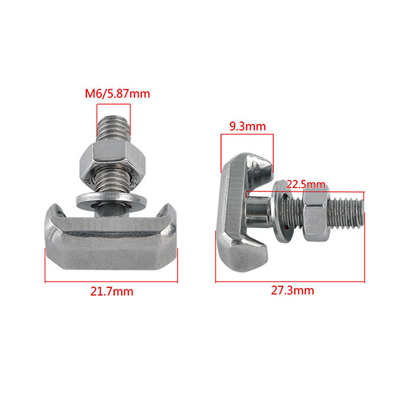T-Bolts Screw Stainless Steel M6 Battery Terminal Connectors Battery Connector ZHIXING. 