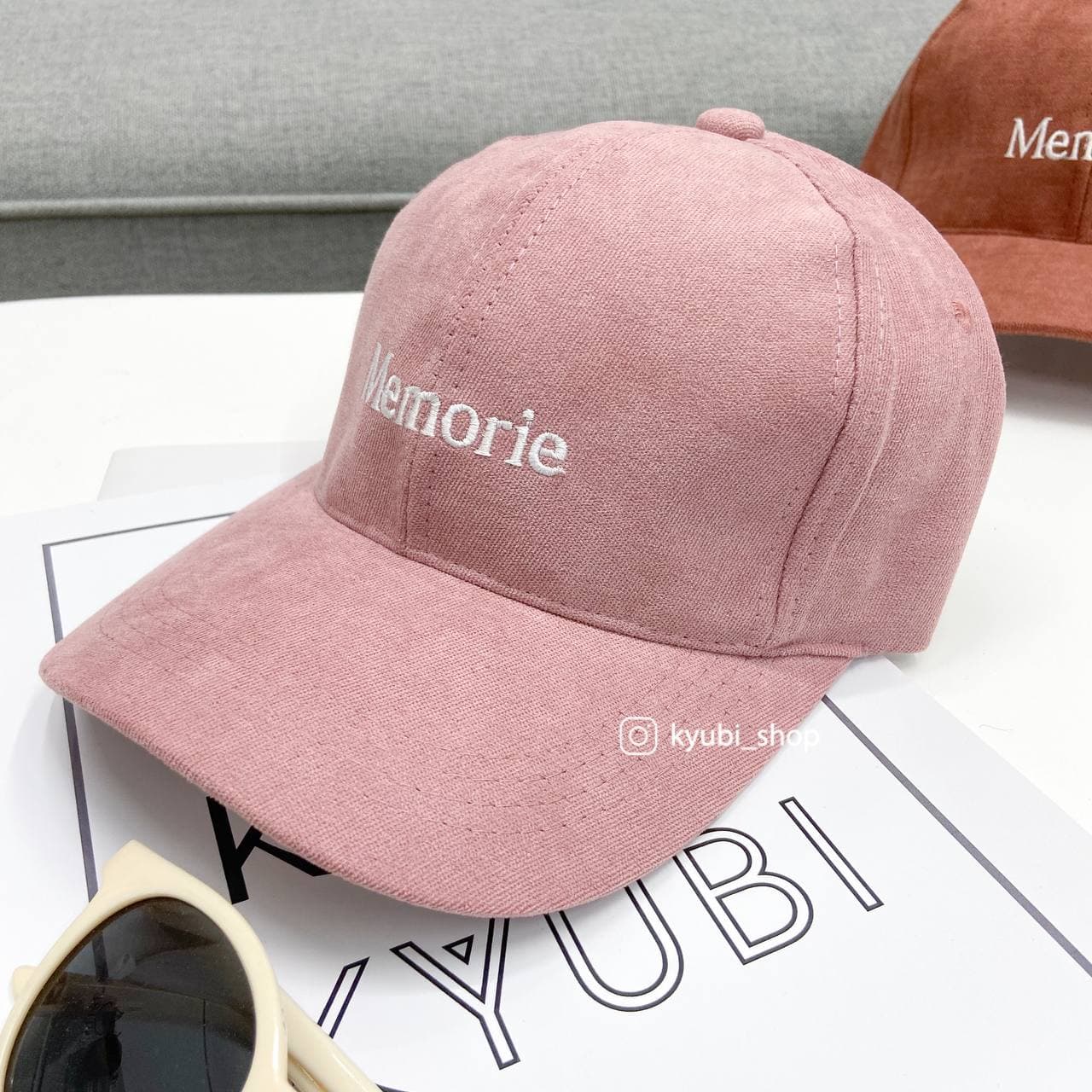 Mũ lưỡi trai phong cách Ulzzang Hàn Quốc - Nón kết thêu chữ chất nhung gân cao cấp form unisex nam nữ NK02