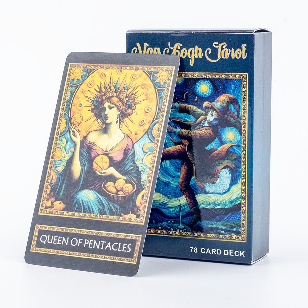 【Great Selection】 Tarot Cards Board Games 10.4x6.1cmIllustration Wisdom Divination.
