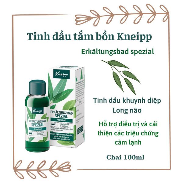 Tinh dầu tắm bồn Kneipp các loại 100ml ( Hàng Đức)