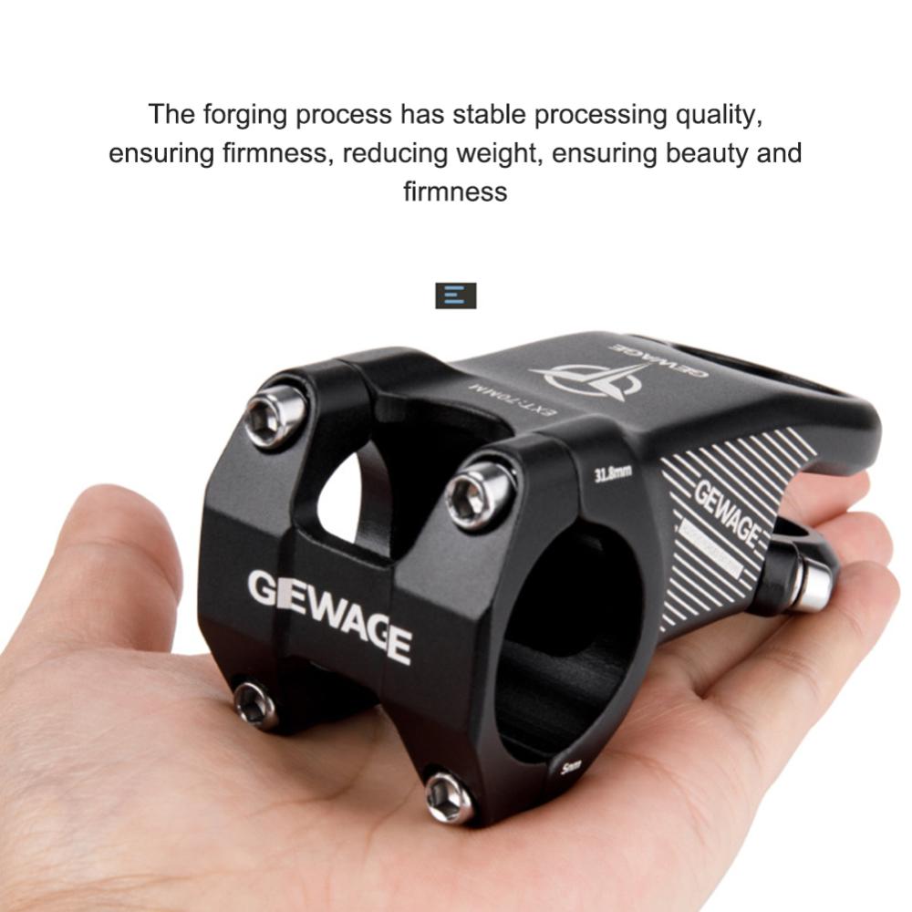 Negative Angle Handlebar Stem Fixed Gear MTB Road Bike Ultralight Riser Stems