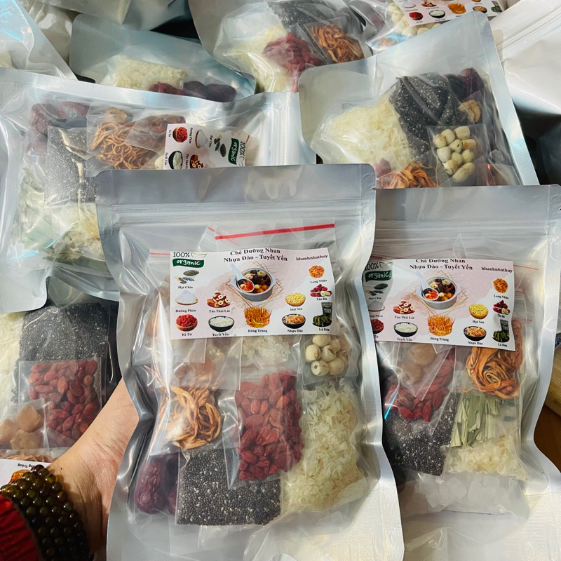 ( Sẵn kho) CHÈ DƯỠNG NHAN 12 VỊ(400G)
