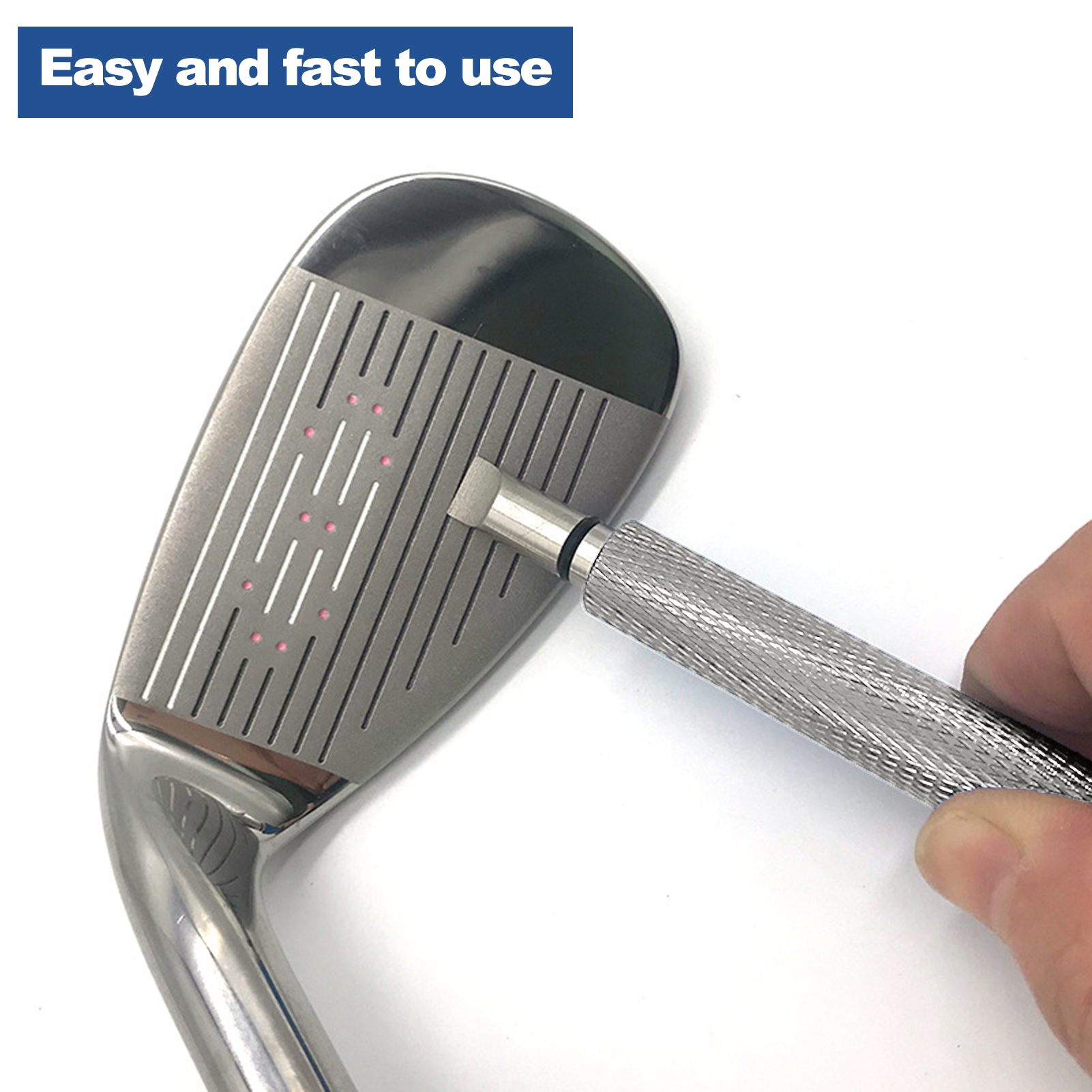 Grooving Tool Golf Club Cleaning Tool Portable Golf Club Sharpener Tool High Strength Rustproof Cleaning Pen