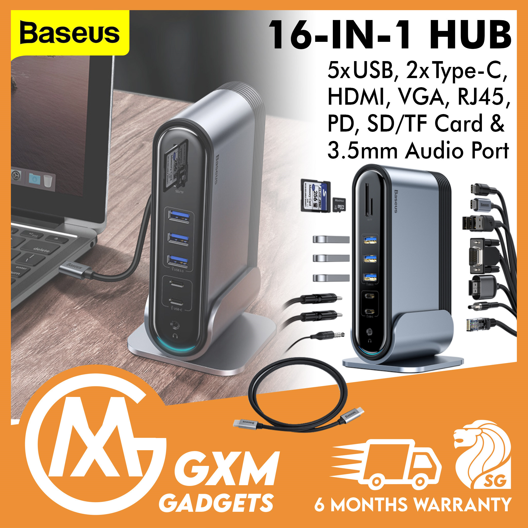 USB 3.0 4K HDMI Output Usb C Hub WDLAND Usb C Adapter With USB C Charging Port 