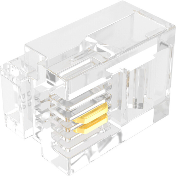 Đầu bấm cáp điện thoại RJ11 connector 6P2C modular plug