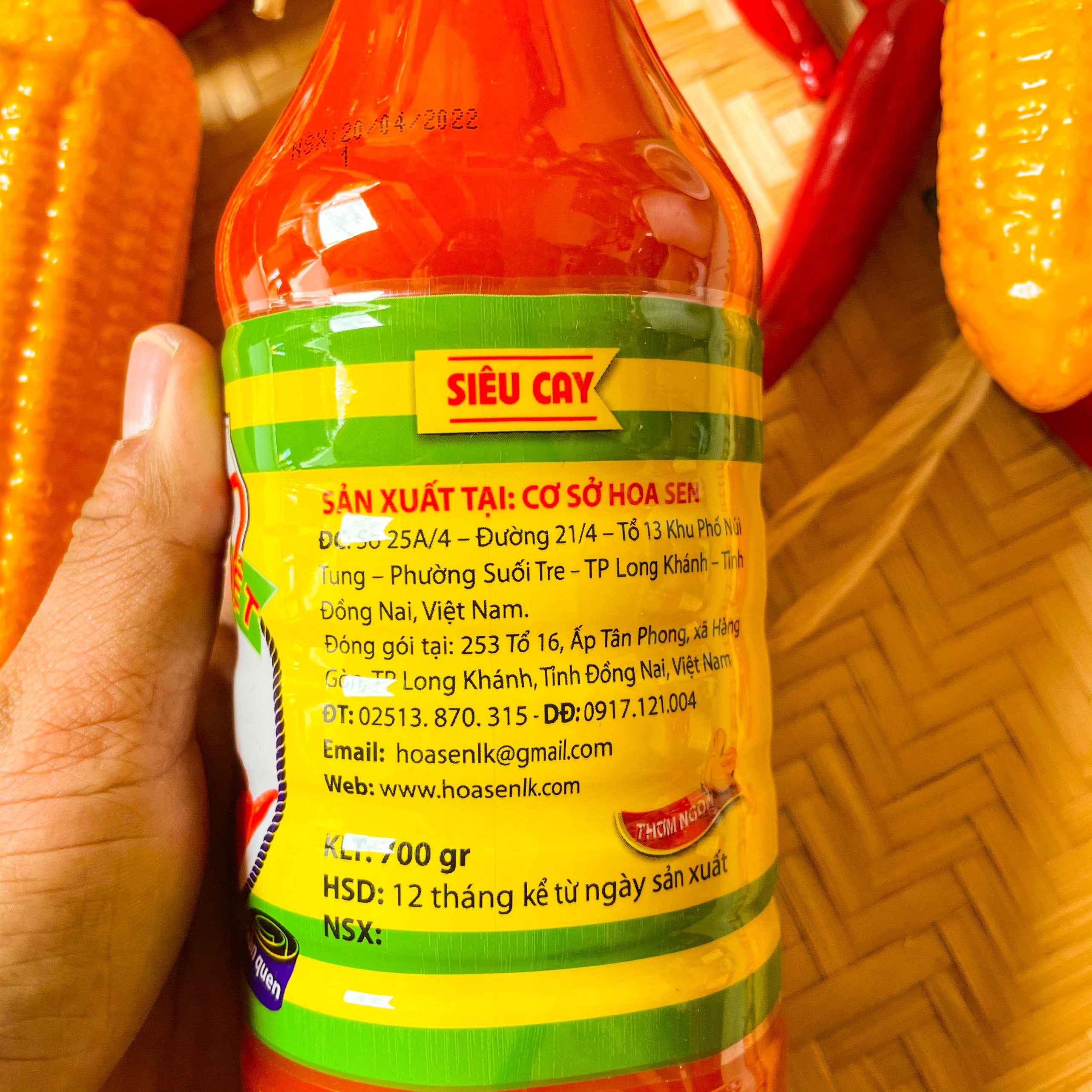 TƯƠNG ỚT HOA SEN - 700ML