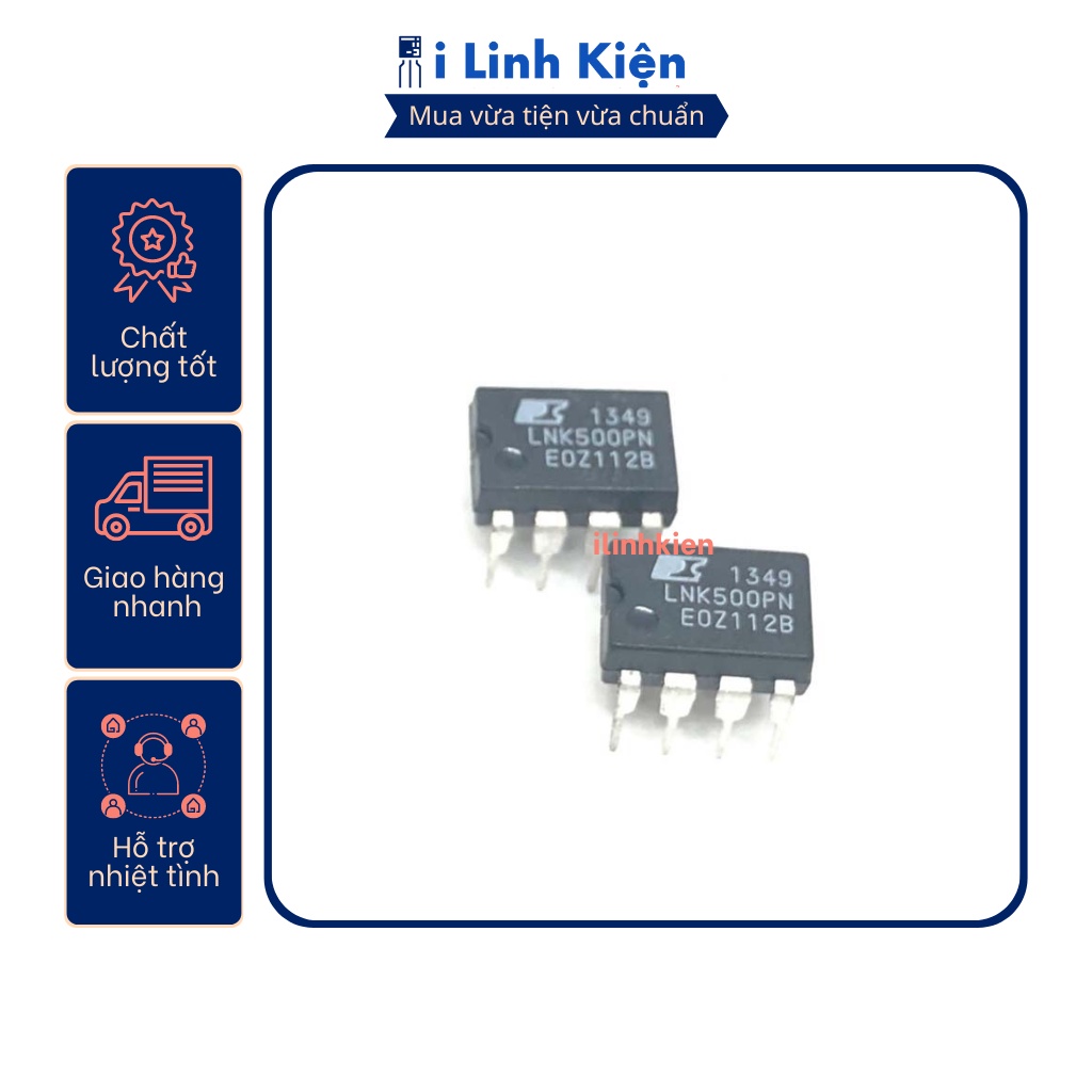 Ic nguồn LNK500PN DIP-7 chất lượng tốt