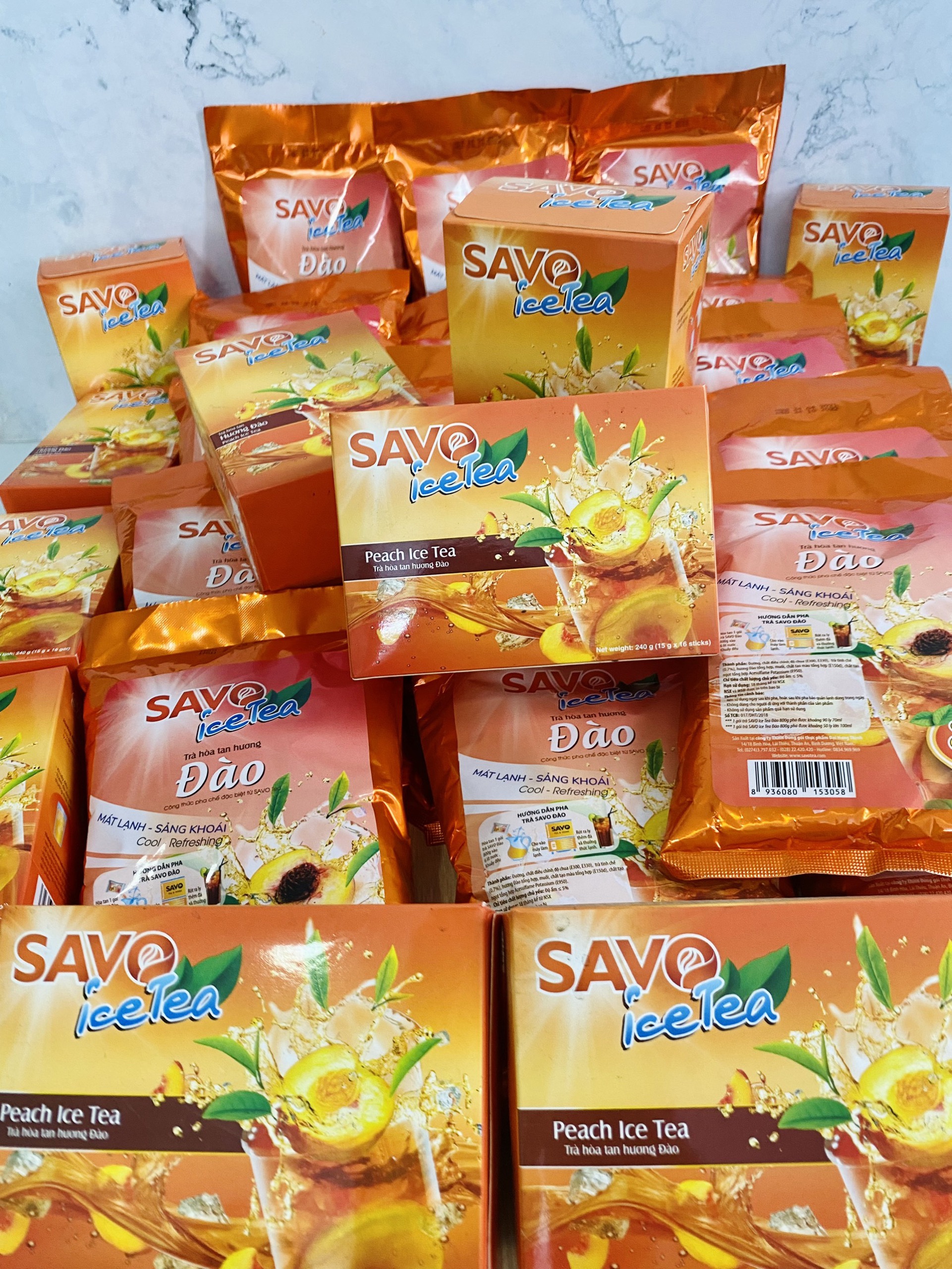 SAVO TRÀ HÒA TAN - VỊ ĐÀO (Túi 800gr)
