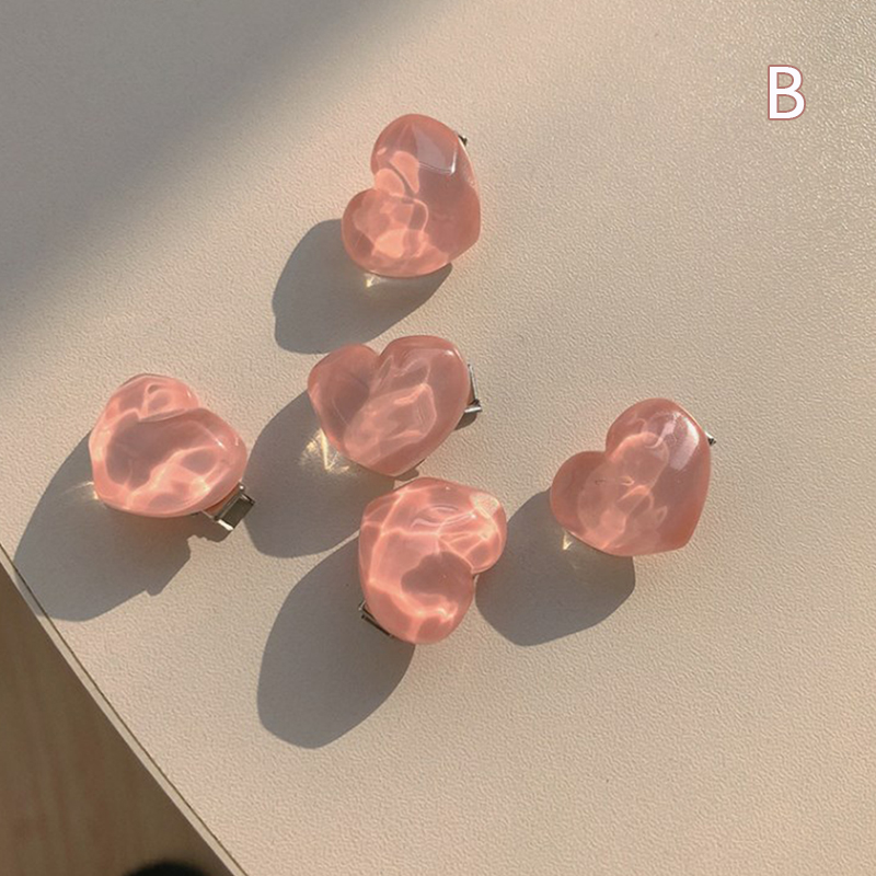 Maurcey 1Pc Cute Butterfly Rose Peach Hairpin Hair Clip for Girl Women Gifts Hair Accessories