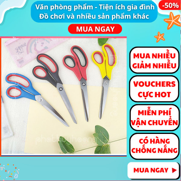 Kéo cắt ZhengTian loại to cực bén giá rẻ dài 25cm,Kéo cắt vải,Kéo loại to,Kéo cắt giấy,kéo cắt giấy dày,Aplusmart