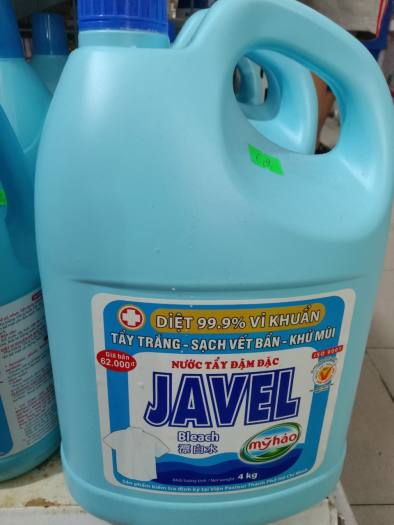 Nước tẩy JAVEL MỸ HẢO 4KG