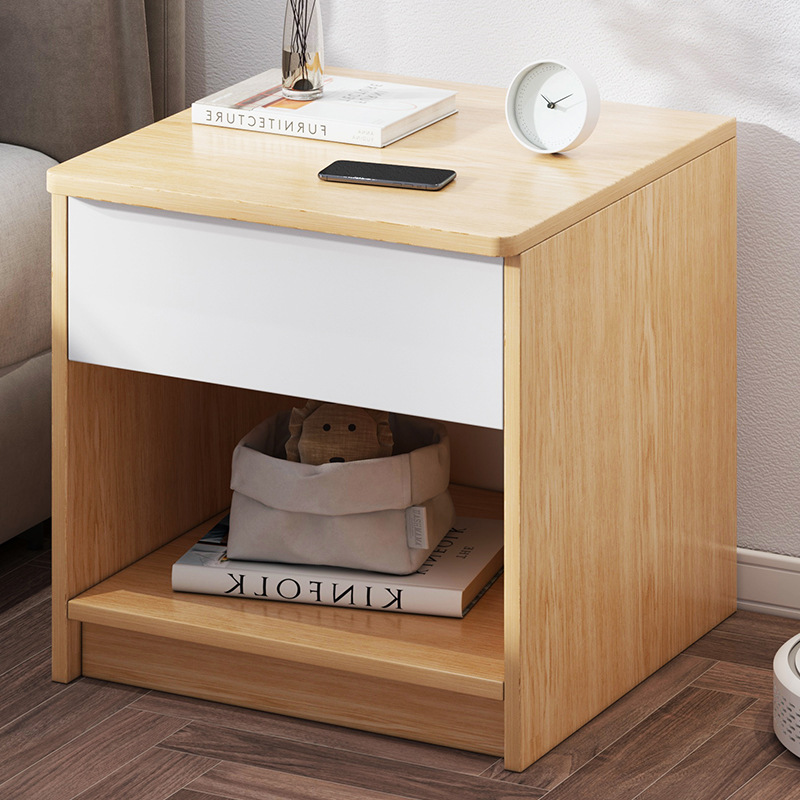 Bedside table simple modern bedroom internet celebrity ins style bedside table Nordic style simple storage rack small storage cabinet