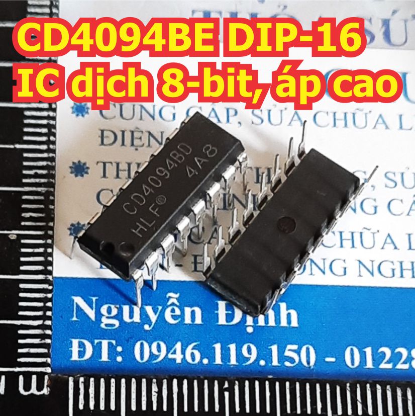10 con CD4094BE CD4094 4094 DIP-16 IC dịch 8-bit áp cao kde1379