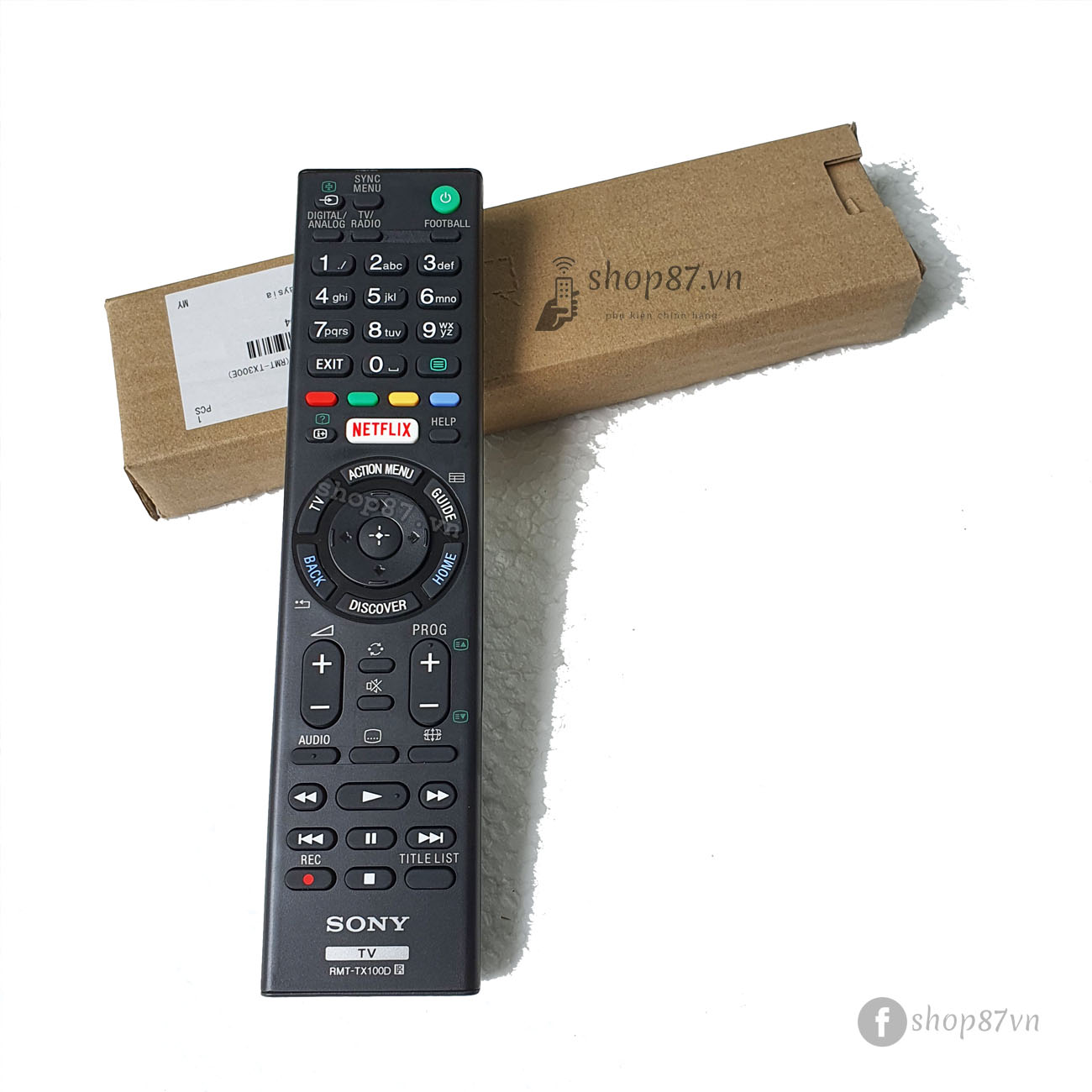Điều khiển tv Sony 4K mã RMT-TX201P