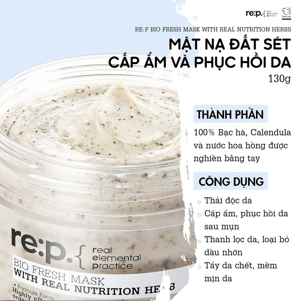 Mặt nạ đất sét RE:P