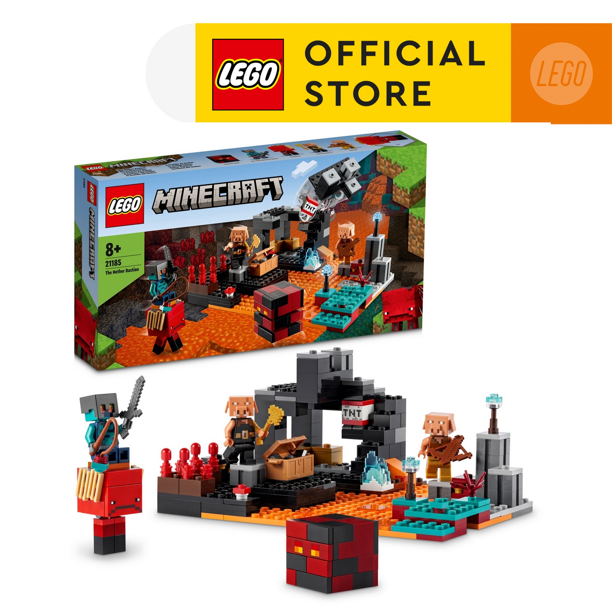 LEGO MINECRAFT 21185 Trận Đối Đầu Tại Nether (300 chi tiết)
