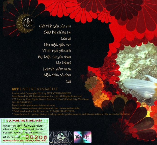 Bộ 8CD Mỹ Tâm Hay Cực Phẩm
