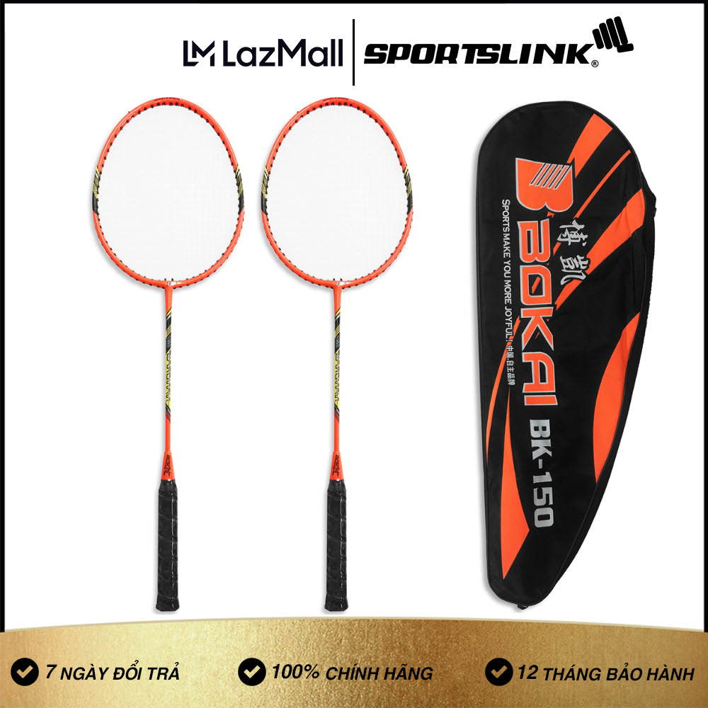 Cặp vợt cầu lông Bokai BK-150 [TẶNG KÈM 3 QUẢ CẦU]