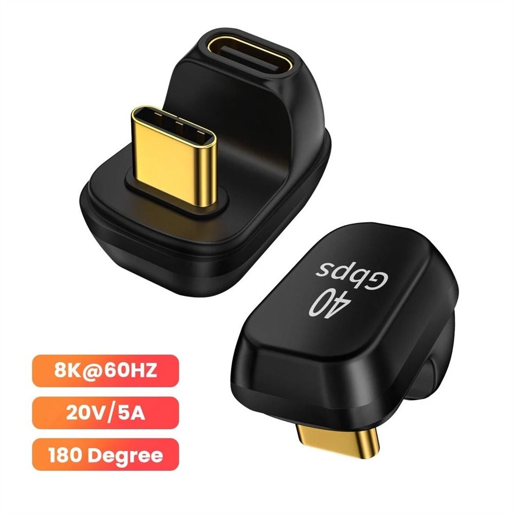 IRE14 USB Type C 8K60Hz Male to Female Charging Converter Data Adapter U