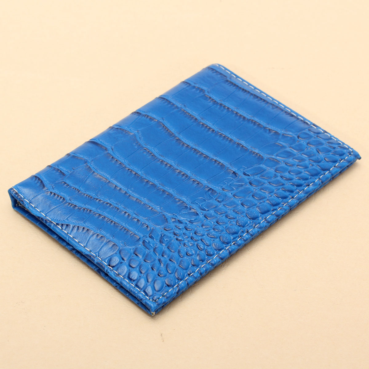 Emboss Ticket Cover Protector Travel Wallet Leather Document Bag Passport Holder. 
