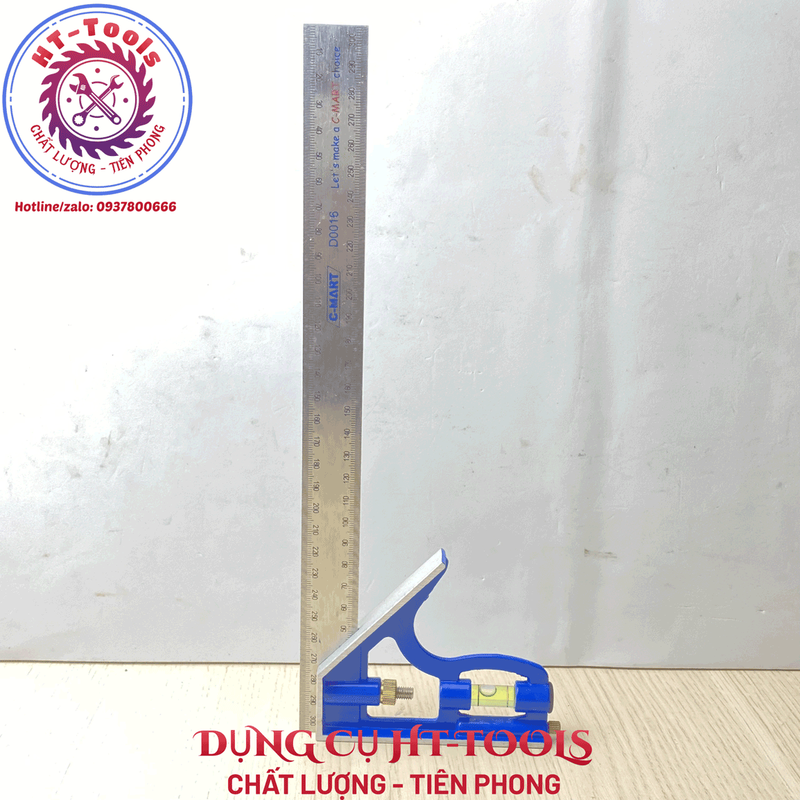 Thước góc thủy Cmart D0016-12