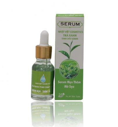 Trà xanh tinh chất Serum Nhật Việt – Serum mụn thâm mờ sẹo 20ml