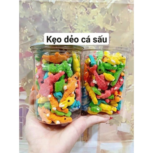 Kẹo dẻo hình cá sấu - kẹo dẻo trái cây tuổi thơ