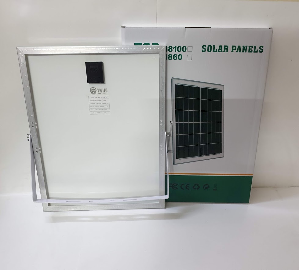 TẤM PIN NĂNG LƯỢNG MẶT TRỜI 25W 6V