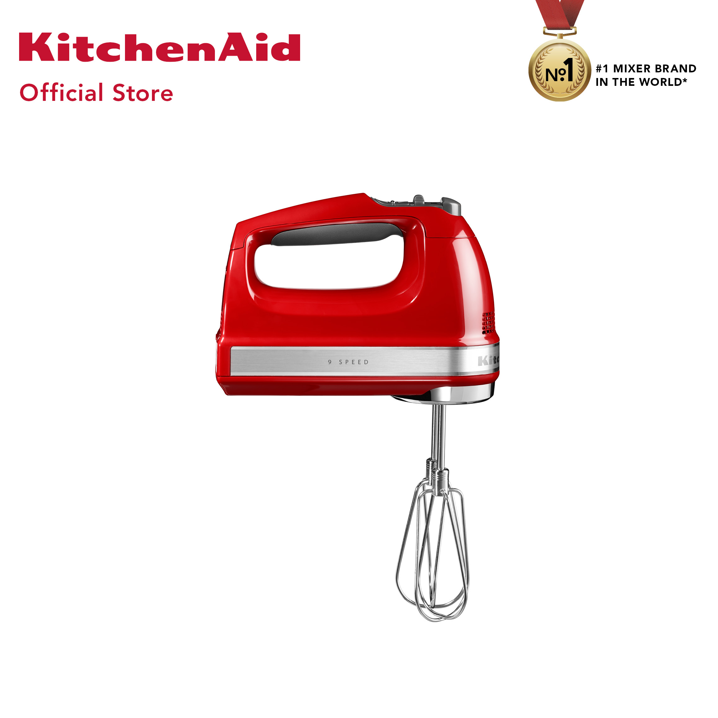 kitchenaid hand mixer empire red