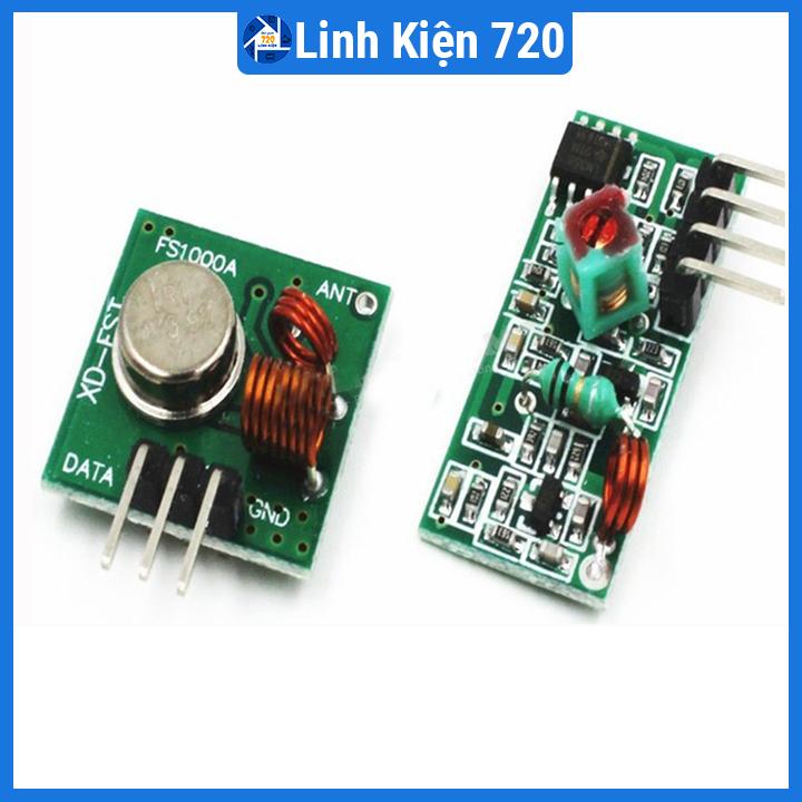 Module thu phát RF 433 (gồm 1 bộ thu và 1 bộ phát RF)