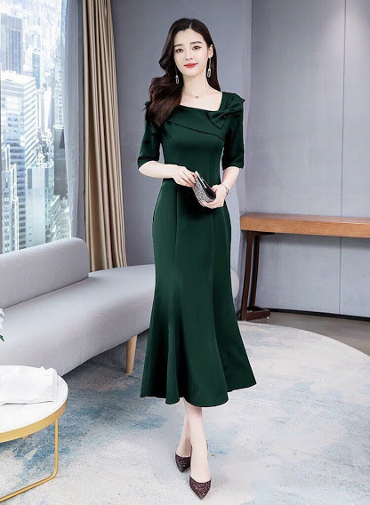 [HCM]ĐẦM BODY ĐUÔI CÁ ĐÍNH NƠ