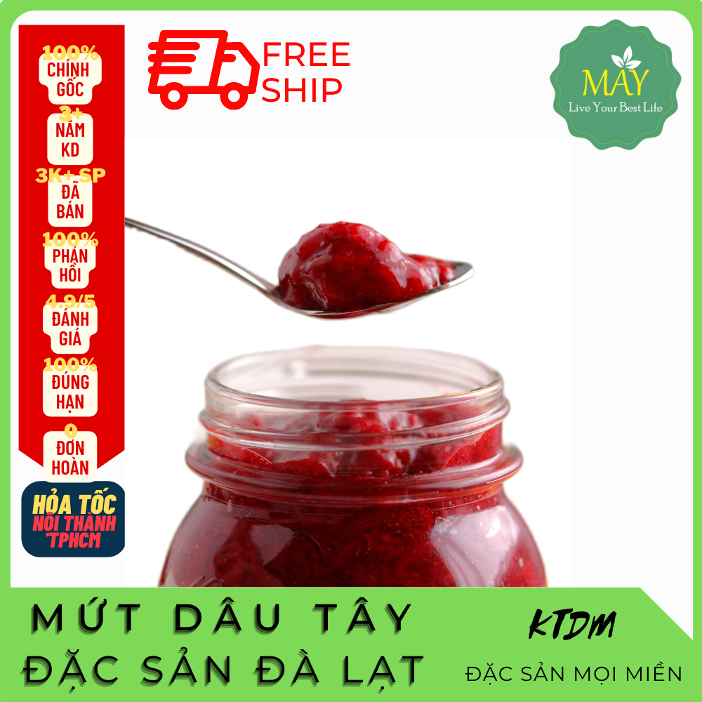 (Freeship) Strawberry Jam from Da Lat highlands