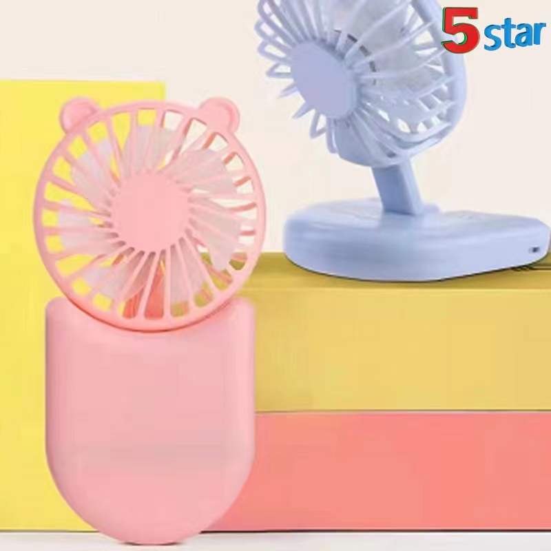 Desk Electric Fan Small foldable fan with USB charging retractable 3