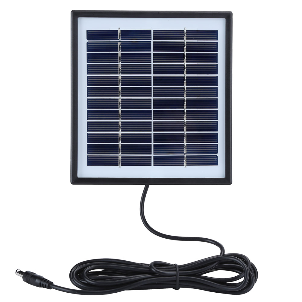 2W 12V đa chức năng tấm năng lượng mặt trời polysilicon bảng sạc với biên giới cho cắm trại ngoài trời