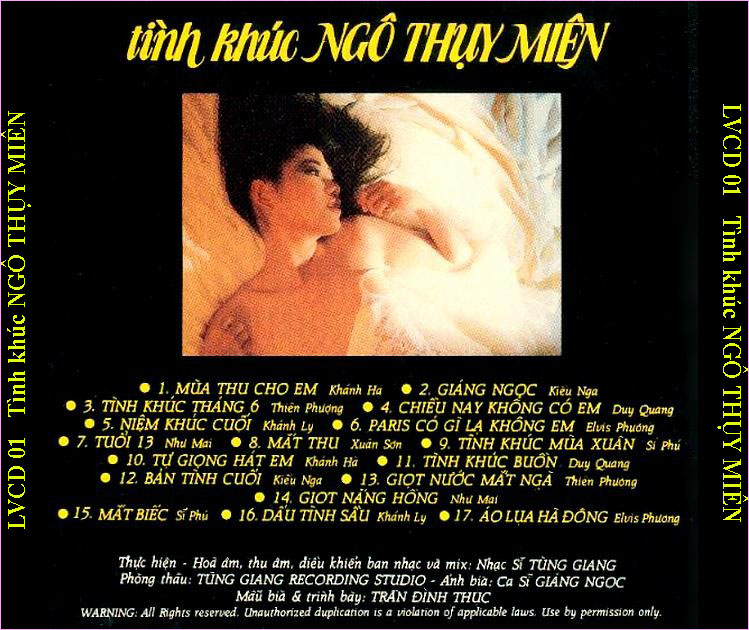 Bộ 8CD Tuyệt phẩm Ngô Thụy Miên