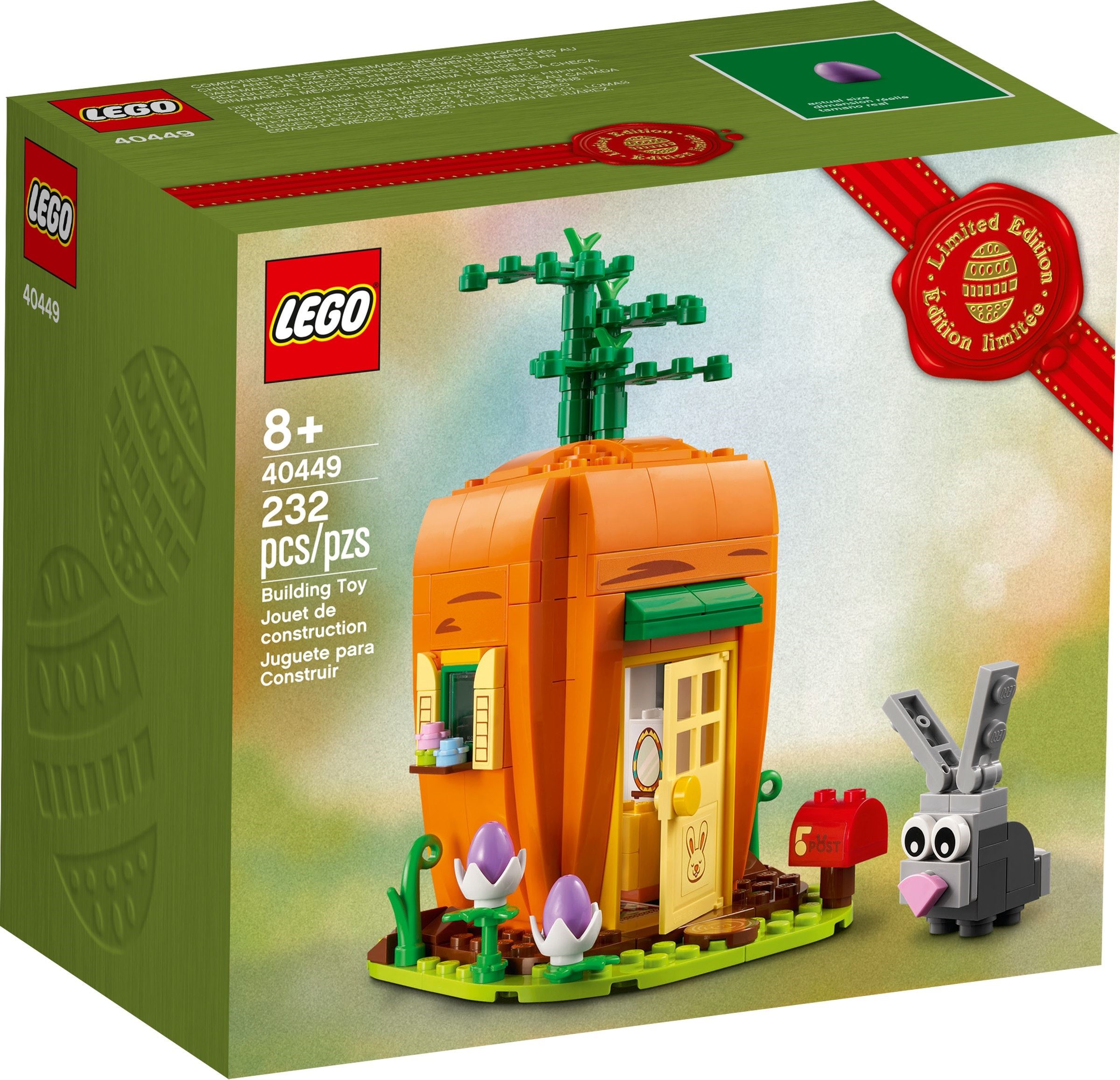 Lego 40449 Easter Bunny's Carrot House 