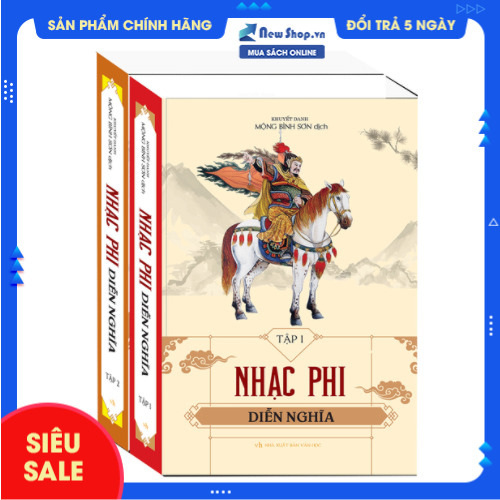 Sách - Nhạc Phi Diễn Nghĩa (Trọn Bộ 2 Tập) (MT) - Newshop