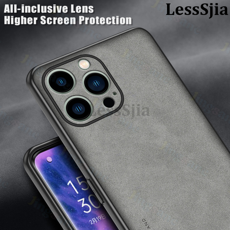 Phone cover Xiaomi Poco M7 Pro Back case Frosted Soft Vintage Leather Anti Drop For Xiaomi Poco M7 Pro 5G Phone cases.