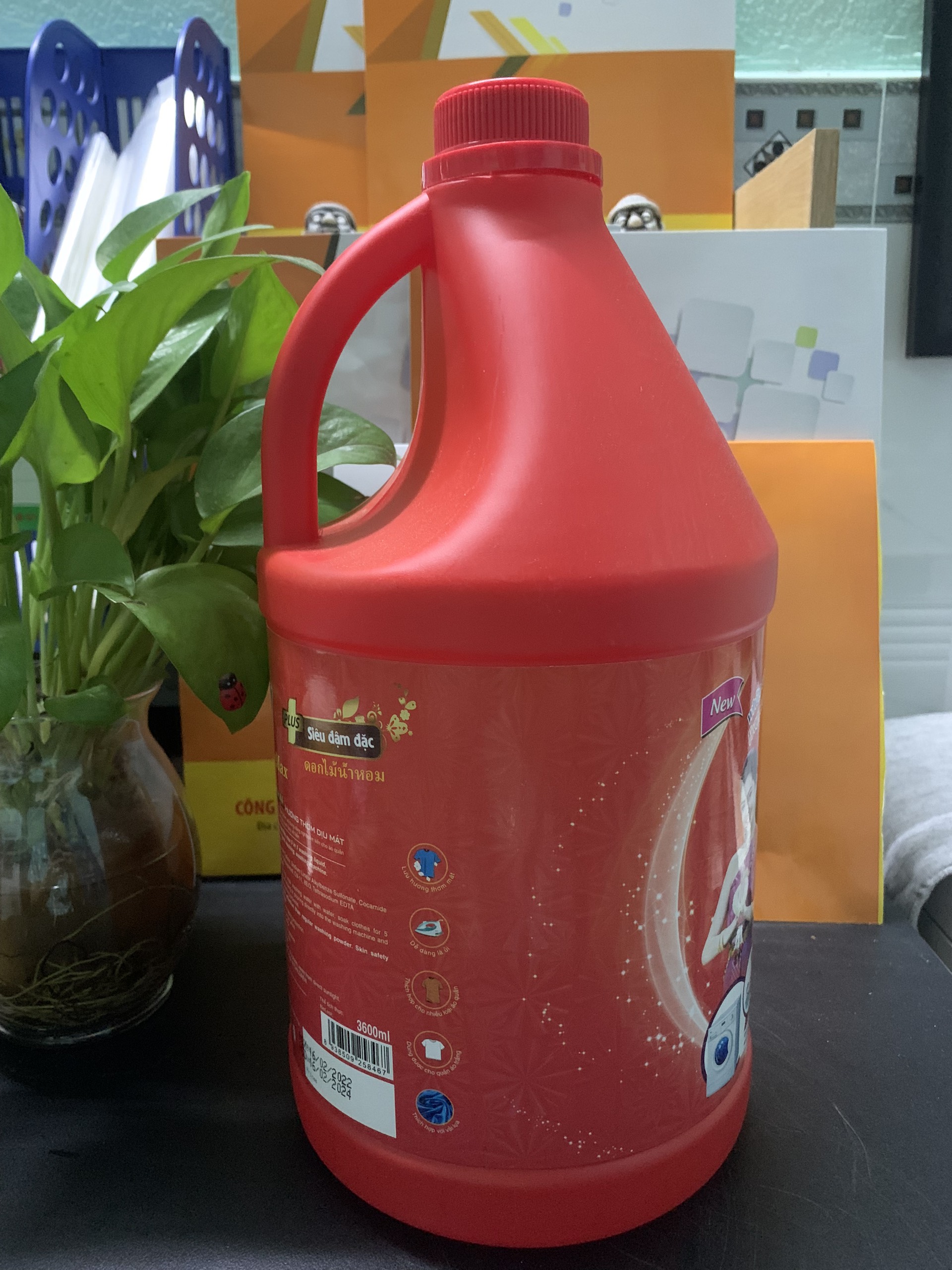 Nước giặt xả  FILY 5 trong 1 (3,6L)