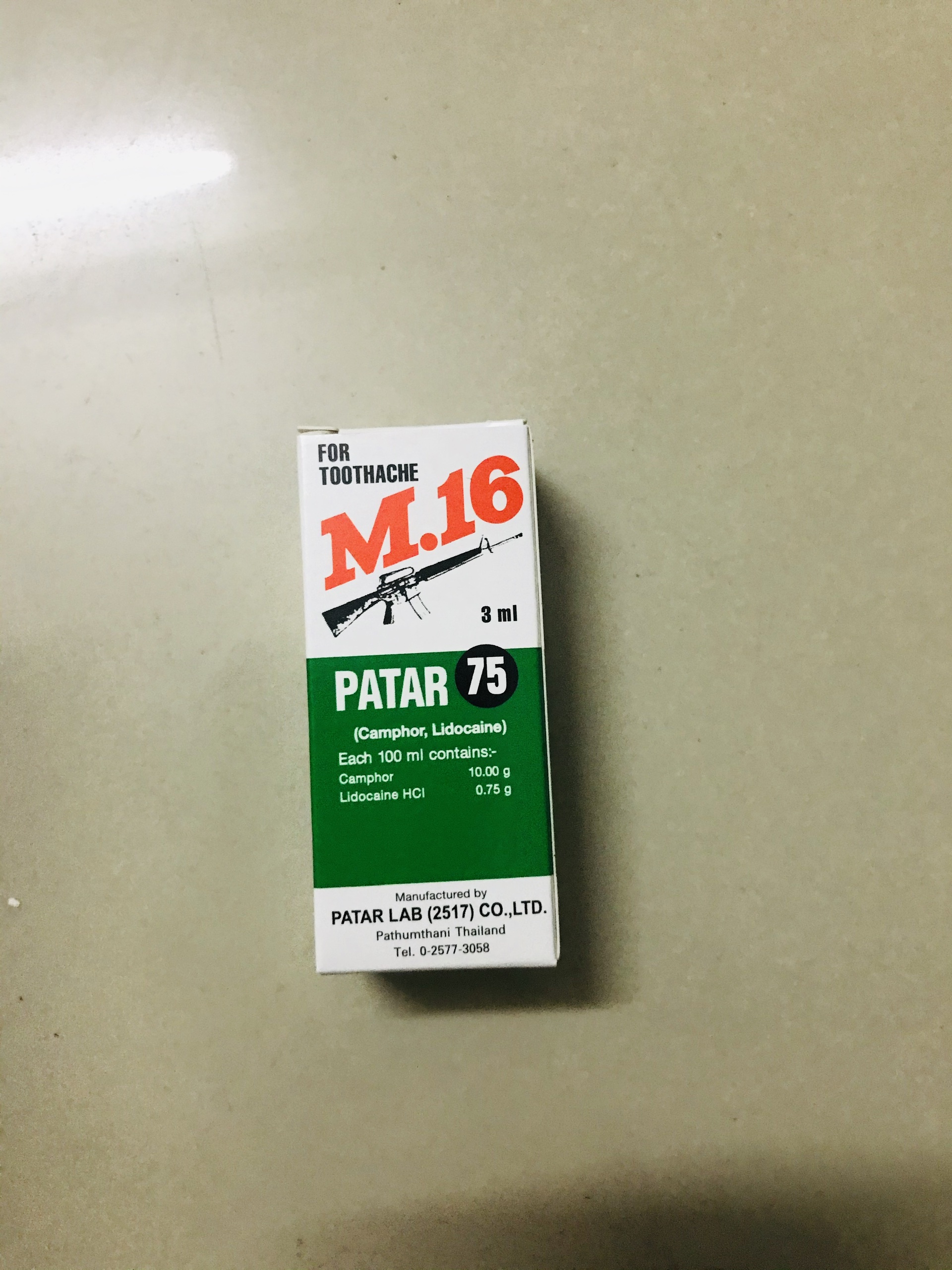 [HCM]Dầu bôi sâu răng M.16 Thái lan