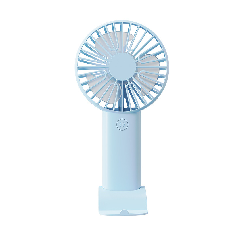 KUDIXIONG Mini handheld small fan USB rechargeable portable high wind silent small gift handheld fan