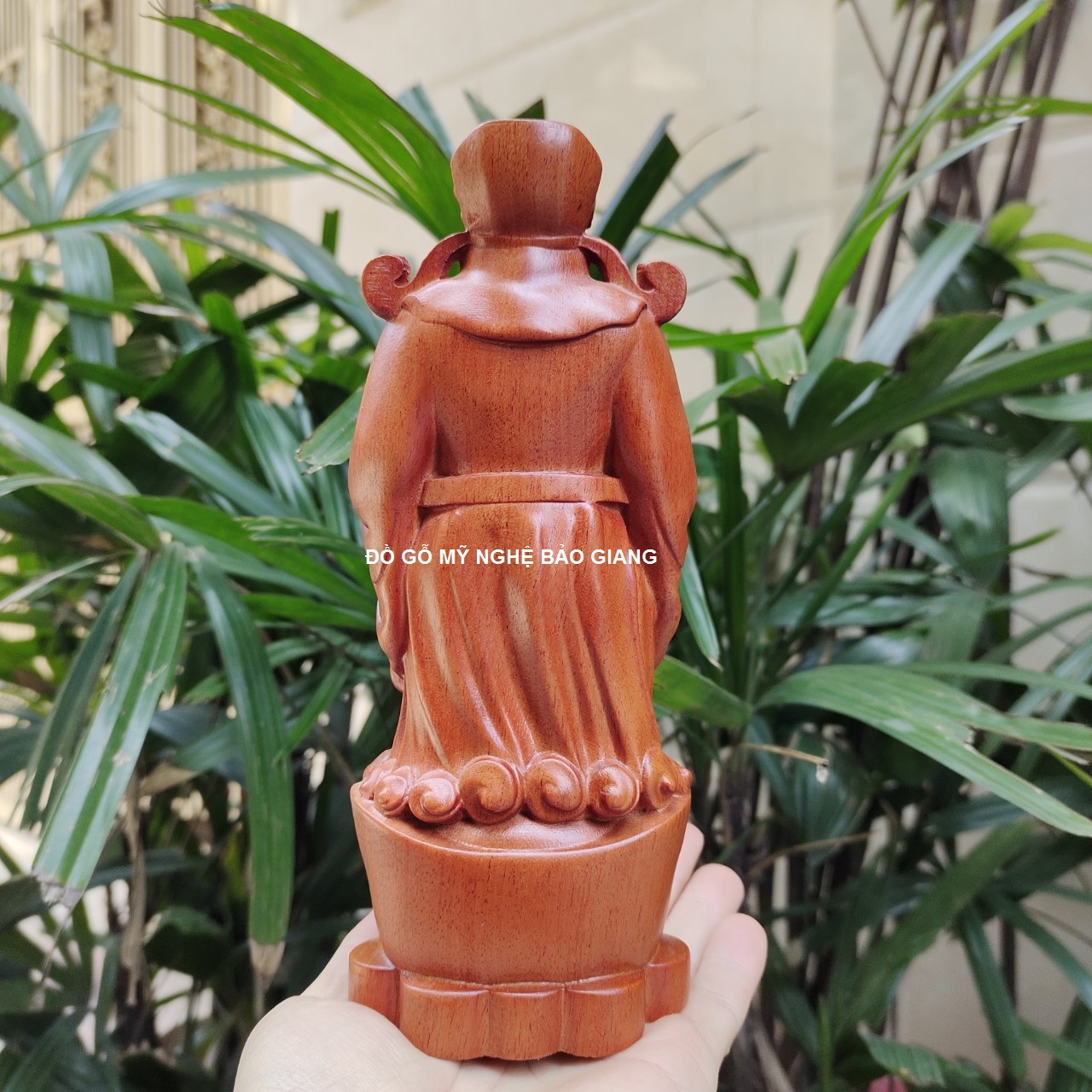 Tượng thần tài gỗ hương cao 20cm