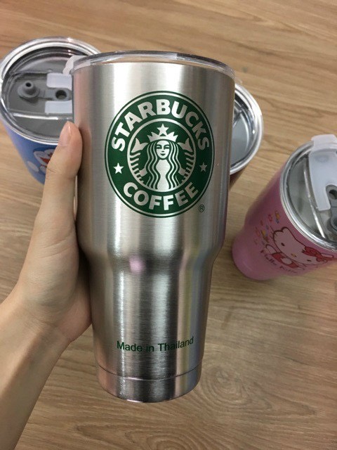 LY GIỮ NHIỆT STARBUCK THÁI LAN BẠC HÓT HÍT