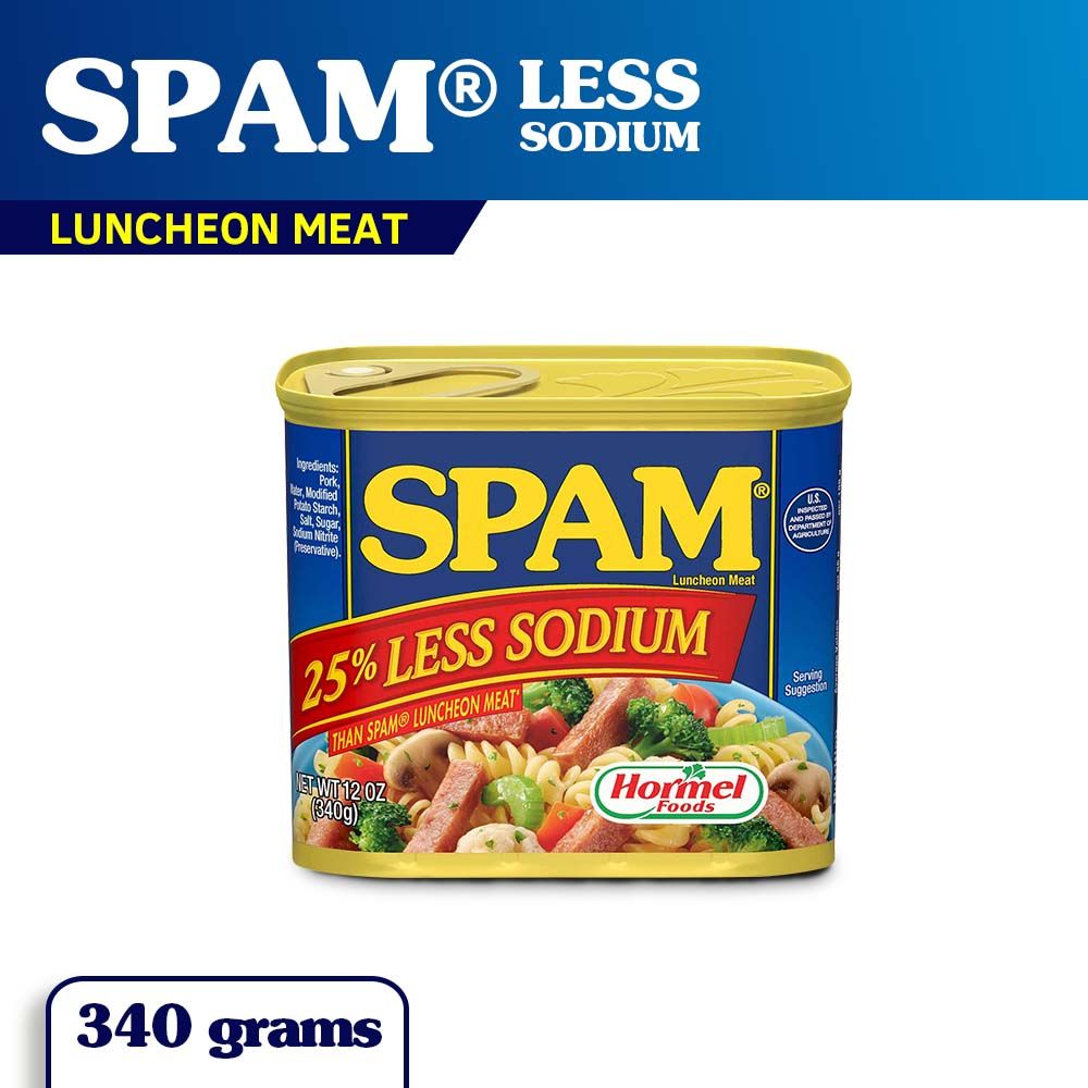 SPAM® Less Sodium Luncheon Meat 340g Lazada PH